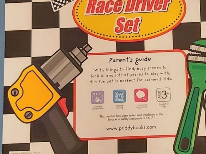 Children's race driver set (DC BBB) (c)