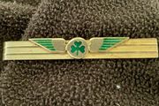 A Piece of Aer Lingus History, Vintage Winged Shamrock Tie Clip