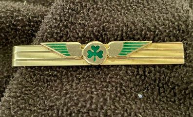 A Piece of Aer Lingus History, Vintage Winged Shamrock Tie Clip