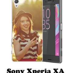Sony Xperia XA - Personalised hard case Black, white or Transparent