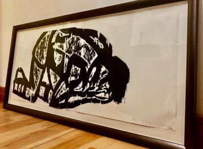 Framed print by Australian artist