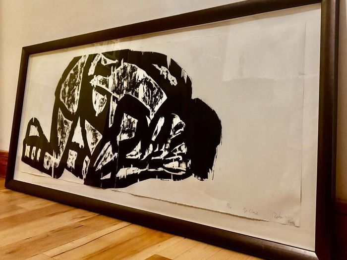 Framed print by Australian artist
