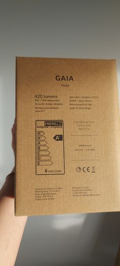 2 New Gaia Plug-In Pendants by Tala with Dimmible Light bulbs