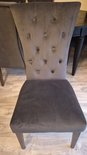 dinning table wood with 6 chairs