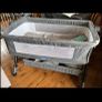 Bedside cot with changing unit and NEXT sleeping bag Image 2
