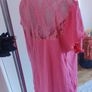 Okay pink lace stretchy top size UK18 EU46 Postage included Image 3