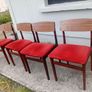 mid century teak dining chairs x4 Image 2