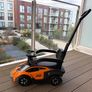 Lamborghini Car 2-in-1 Push-Along Ride On Orange Image 3