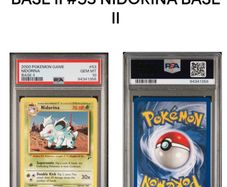 Pokemon TCG 2000 Nidorina Base Set II PSA 10 Gem Mint