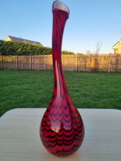 Murano art glass vase