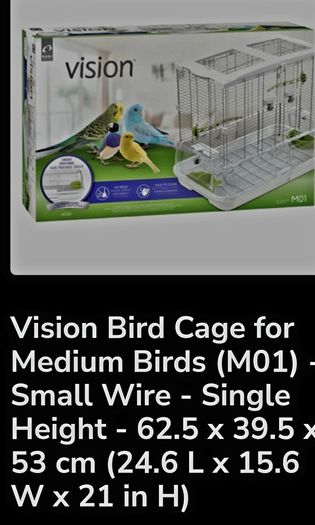 Vision by Hagen double bird cage.