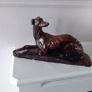 Vintage Sculpture of A Greyhound Image 2