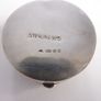 Sterling silver etched pill pot Image 4