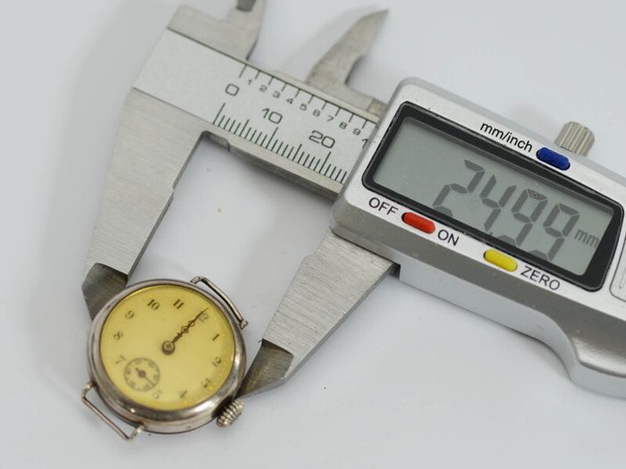 Vintage Silver Trench  Wrist Watch