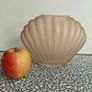 Pink hued Sea Shell Art Deco style glass vase Image 2