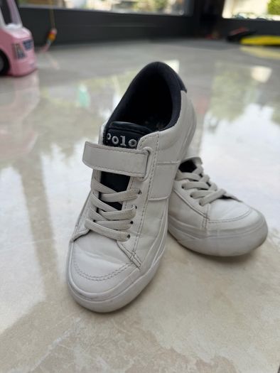 Ralph Lauren Polo trainers white/navy
