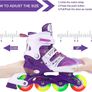 Brand New JIFAR Inliners for children Adjustable inline skates with light-up wheels Roller skates Image 4