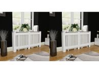 main image for ad Radiator Covers 2 pcs White MDF 152 cm