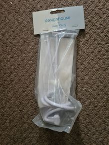 White Swag Holder