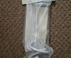 White Swag Holder