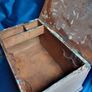 Can post Small antique trunk, carpenters toolbox Image 9
