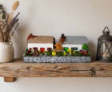 handcrafted tiny wooden cottage!