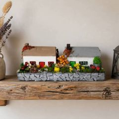 handcrafted tiny wooden cottage!