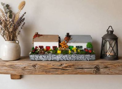 handcrafted tiny wooden cottage!