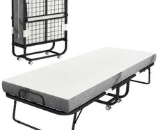 Folding Guest Bed with Mattress