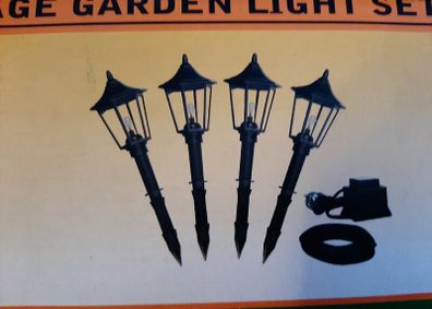 New garden 4 piece lantern set