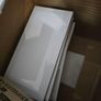 tile adhesive and 15 tiles white pure white ready for collection Image 2