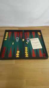 Vintage HPG Jackpot Backgammon Set London 1970s Complete Retro Board Game Case
