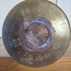 brass artillery shell