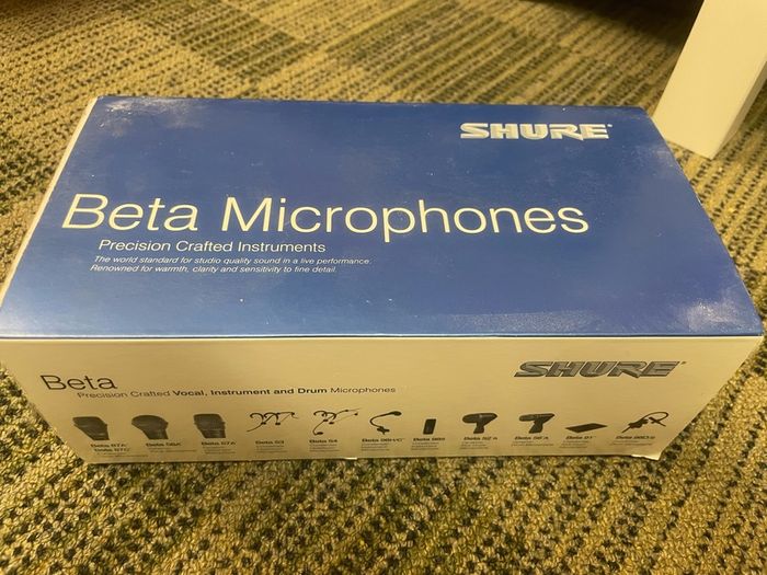 Shure beta 53A bass drum mic