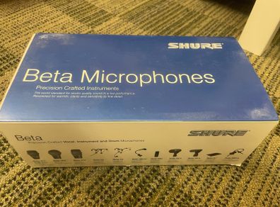 Shure beta 53A bass drum mic