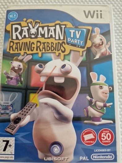 Rayman Raving Rabbits Tv Party Nintendo Wii Games Original
