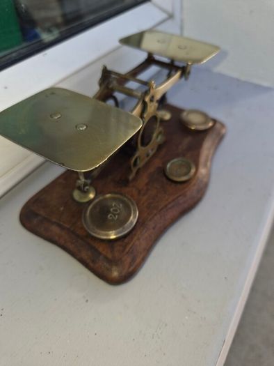 old post office  brass schales