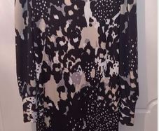 Next Long Sleeved Mixed Print Dress