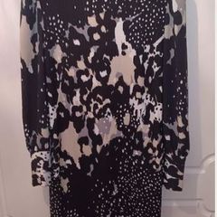 Next Long Sleeved Mixed Print Dress