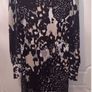 Next Dress in a Black & Cream Abstract Print Image 2