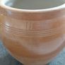 Antique French stoneware glazed pot with lid 40L Image 6