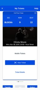 Christy Moore Vicar St. Tickets