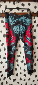 Sugar Skull Leggings size L. 12/14