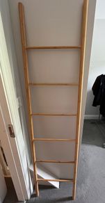 Decorative ladder bamboo/towel or blanket rail