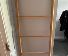 Decorative ladder bamboo/towel or blanket rail