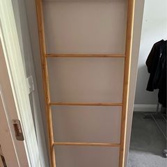 Decorative ladder bamboo/towel or blanket rail