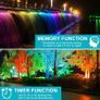 RGB Light Bar 42W Disco Lights Led Wall Washer Light 3350LM Bright Adjustable Remote Control RGB Lights for Bar Party Stage Garden BBQ Halloween Christmas Festival Decorative Lighting, 2 Pieces (FREE POSTAGE) Image 3