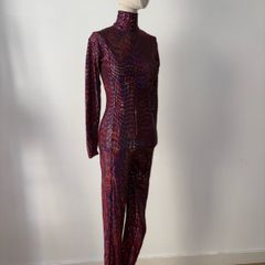 Holografic Pink Catsuit