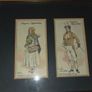 Set of 3 Framed Vintage Players John player Cards Dickens Characters by Kyd Image 2