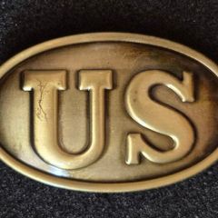 Us Civil War Type Buckle.